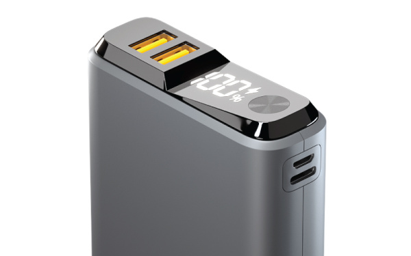Внешний АКБ QS-20, 20000mAh, space-gray, OLMIO