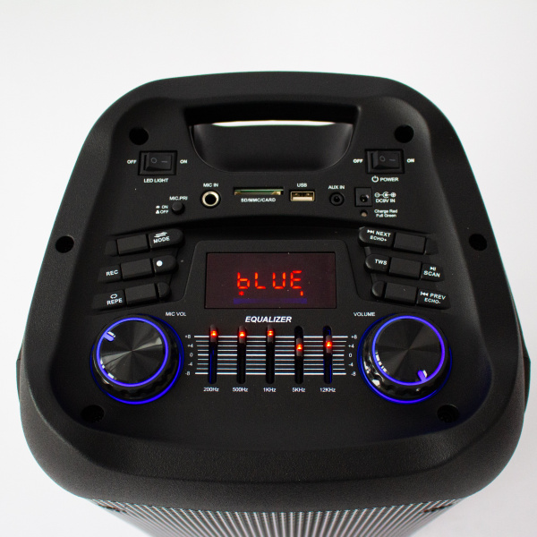 Напольная колонка Eltronic FIRE BOX 500 W PMPO арт. 20-59 с двумя  микрофонами и встроенной батареей