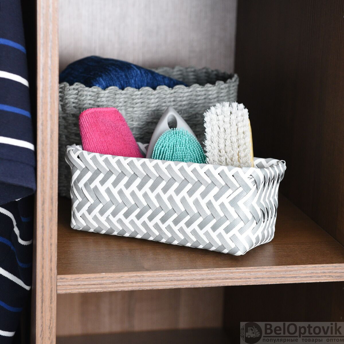 Плетеный короб "Agio", 21*10*8см для хранения предметов