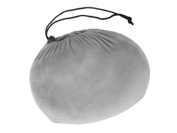 Подушка с эффектом памяти и вшитым чехлом «Stash & Snooze», Цвет серый