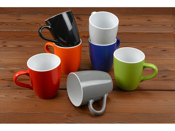 Кружка «Tulip», Цвет оранжевый глянцевый