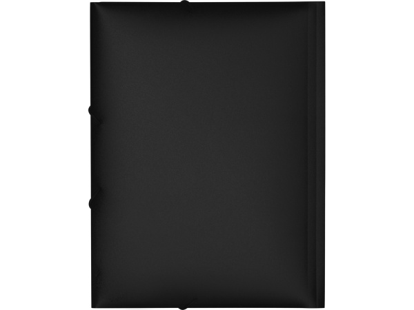 Папка А4 на резинке, Цвет черный
