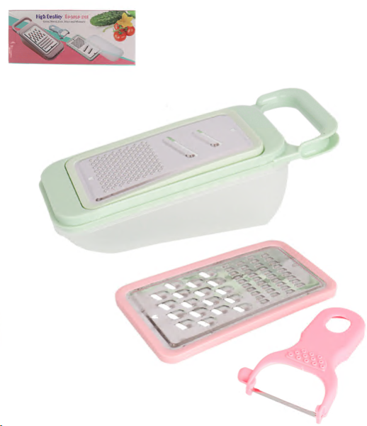 Терка 4 режима с контейнером с овощечисткой/KTR72/уп 72/