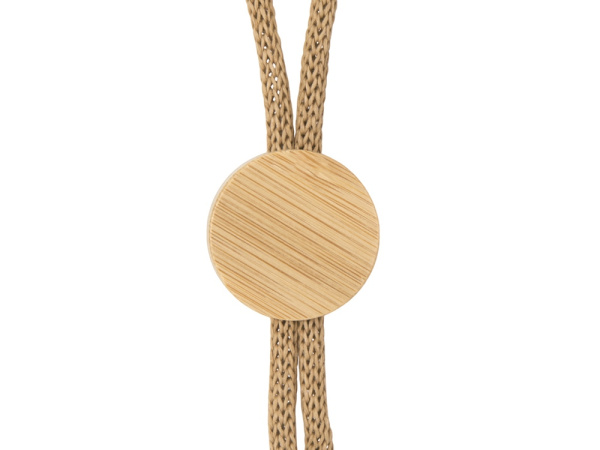 Ланъярд «Franklinia» из переработанной бумаги и бамбука, Цвет натуральный