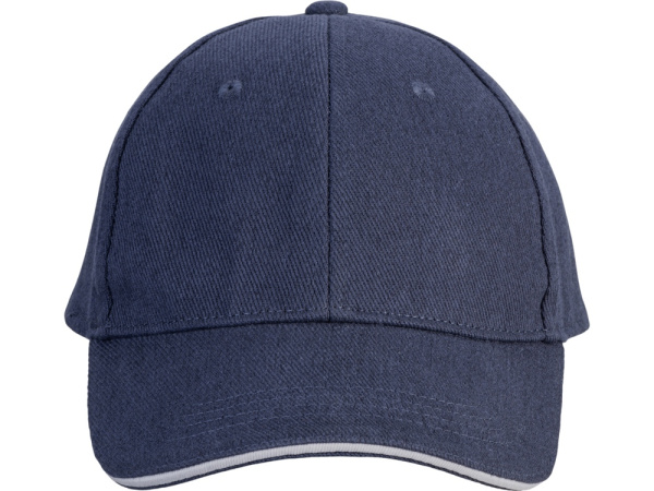 Бейсболка «Cancun», Цвет темно-синий, белый