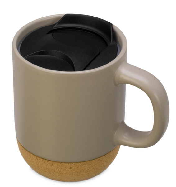 Подарочный набор с чаем, кружкой, медом и ложкой для меда, Цвет бежевый