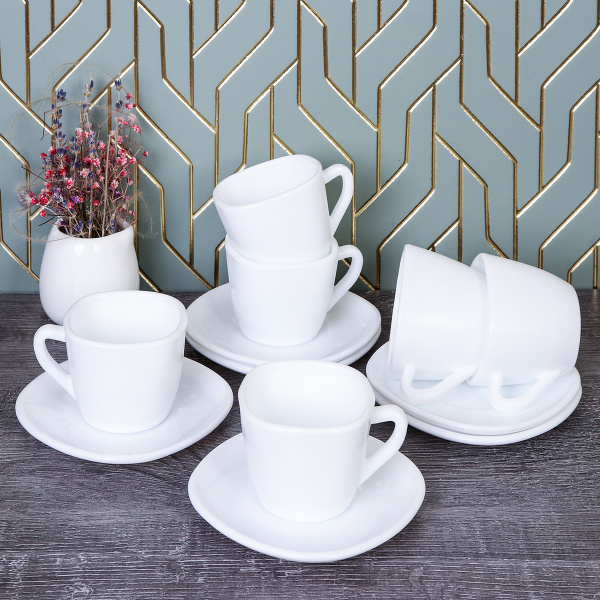 Кофейный набор 12 предметов 120 мл / BY09FXP45FXB85JC /уп 8/