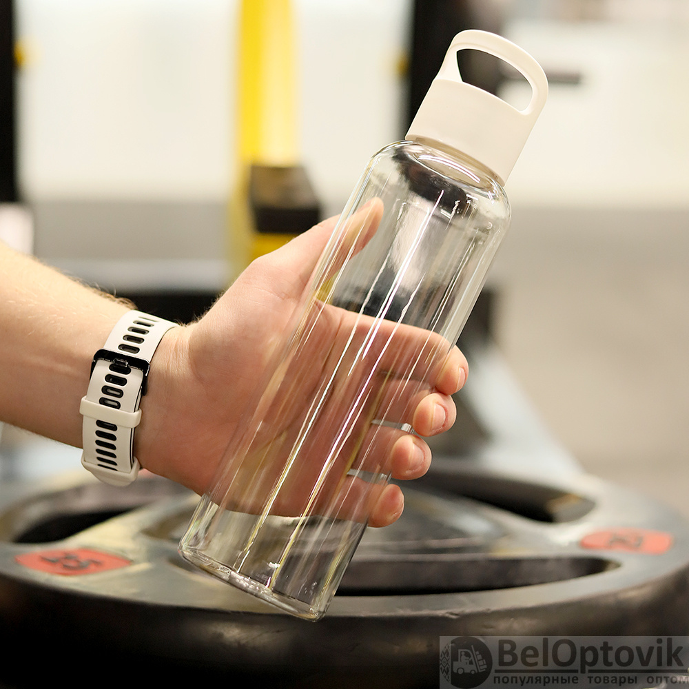 Бутылка пластиковая для воды Sportes, белая