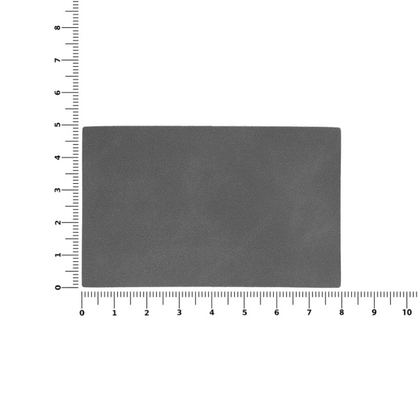Лейбл Listra Nubuck Touch, XL, темно-серый, 5х8 см