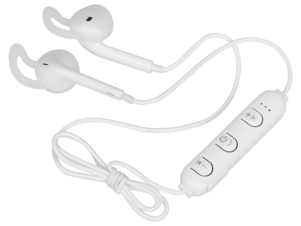 Беспроводные наушники «Get Up» с чехлом, Цвет белый