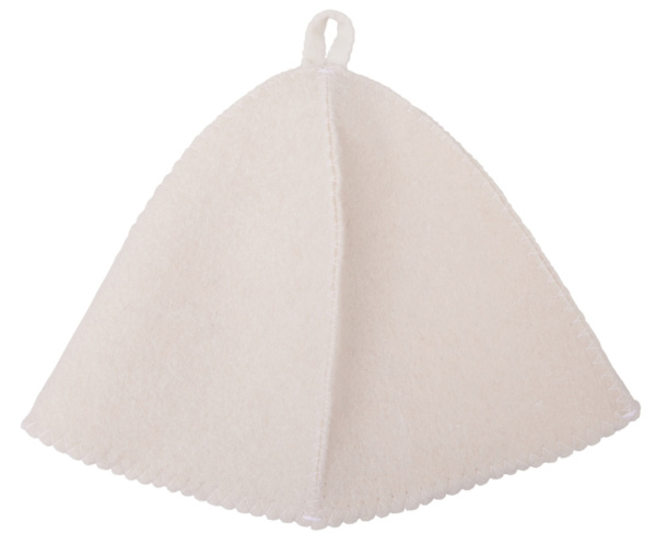 Шапка для бани и сауны «Healing», Цвет белый