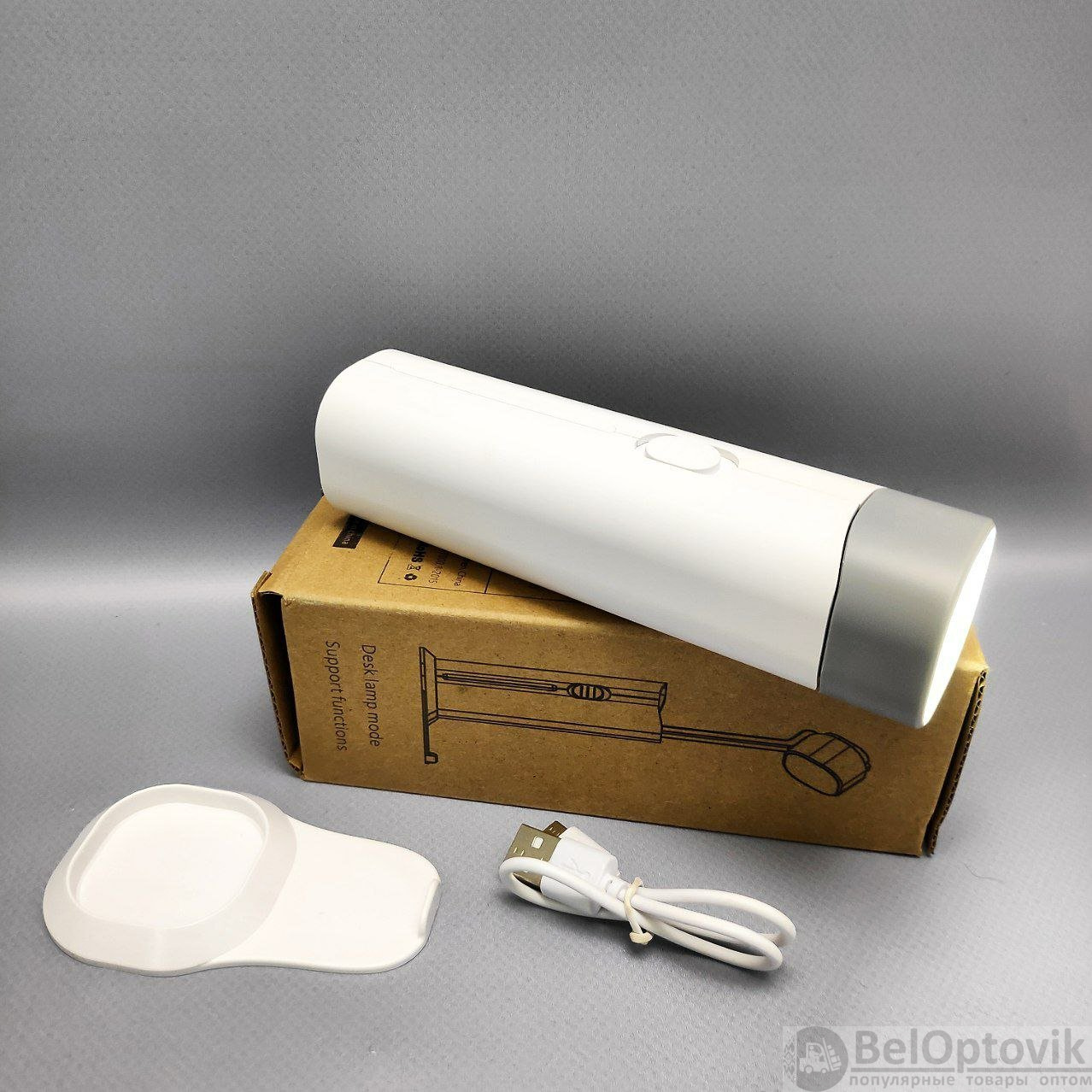 Универсальная портативная лампа Roссi  модель D16 (лампа, фонарик, powerbank 2600 mAh, 3 режима свеч