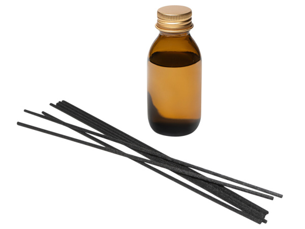 Ароматический диффузор с палочками, черный перец и амбра, нероли, 100 мл, Размер Без лого, Цвет янтарный