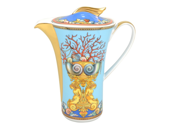 Кофейник «La Mer», Цвет голубой/синий/желтый