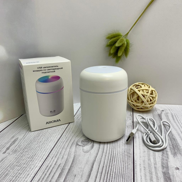 Ультразвуковой увлажнитель воздуха-ночник Aroma H2O, 300 ml