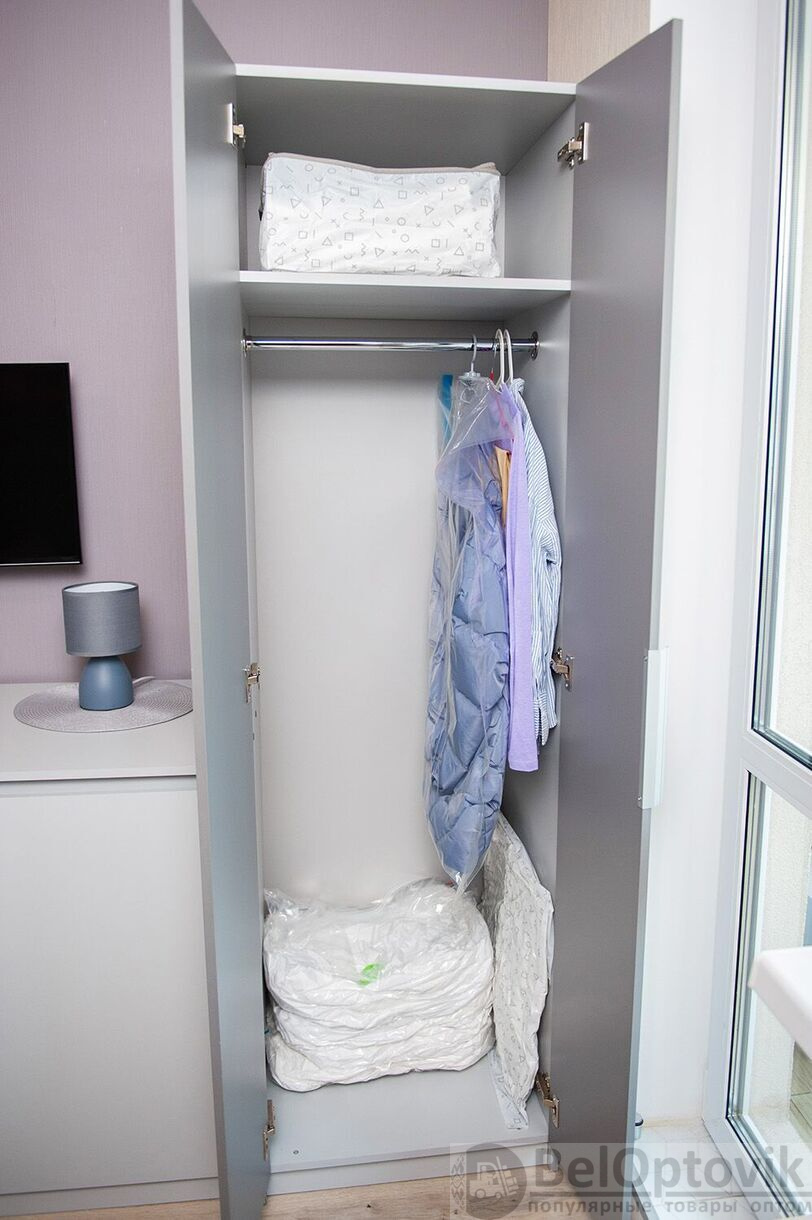 Пакет вакуумный с клапаном, с принтом 60*80 см