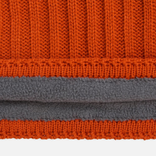 Снуд ComFleece, темно-оранжевый (кирпичный), 28х27 см