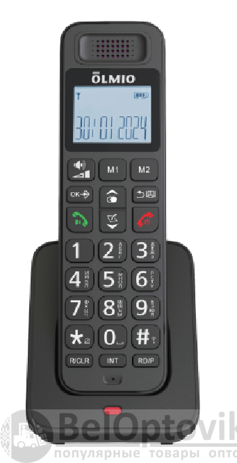 DECT-радиотелефон Olmio DP-03 (черный)