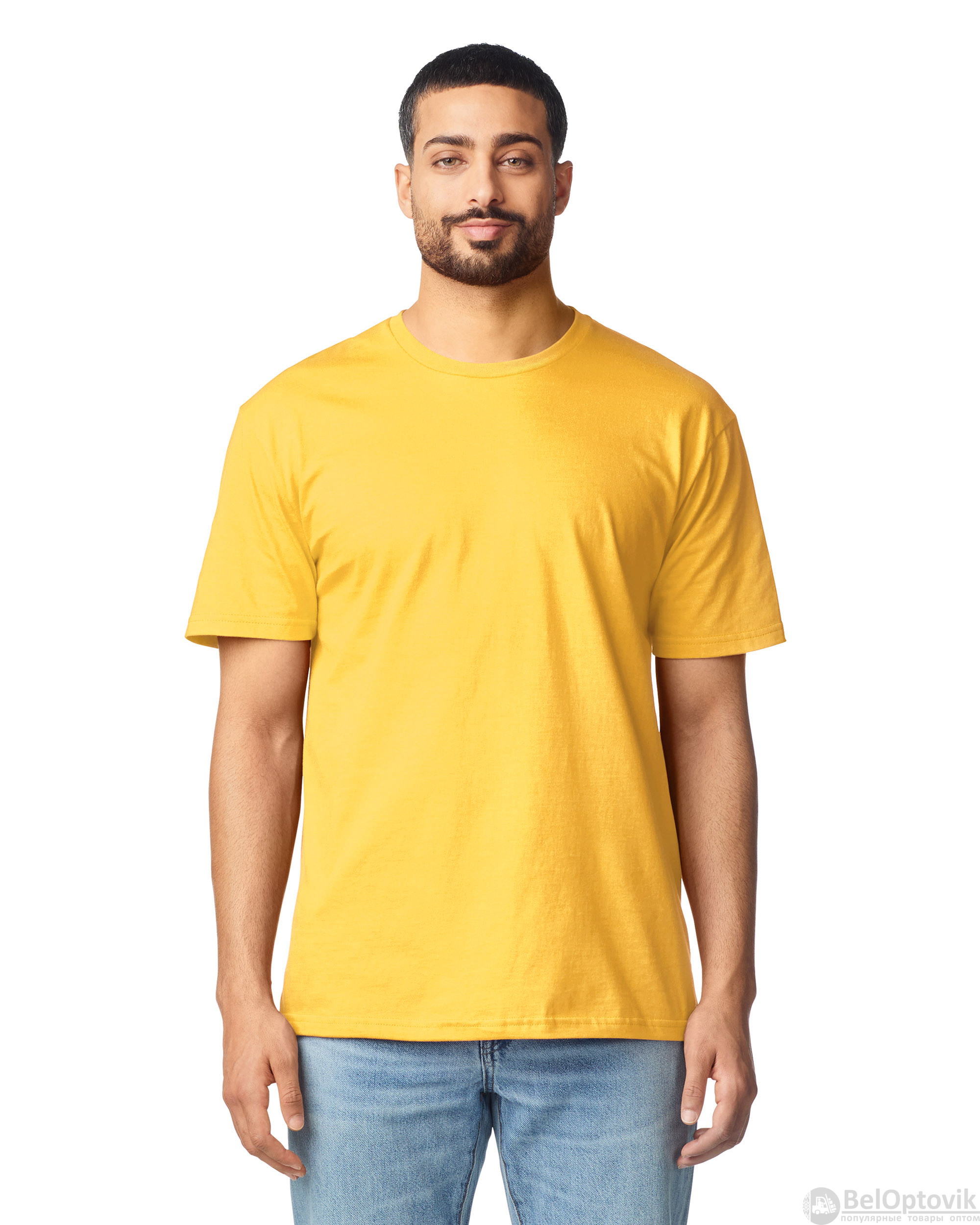 Футболка SOFTSTYLE, ЖЕЛТЫЙ 4XL