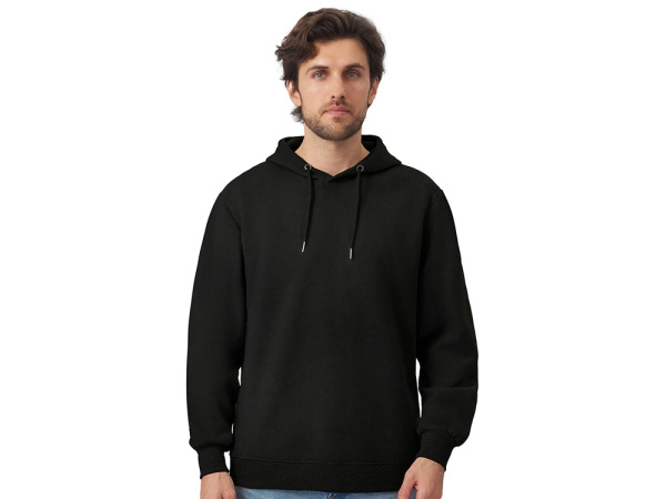 Толстовка с капюшоном оверсайз «Lisbon» унисекс, Размер 2XL, Цвет черный