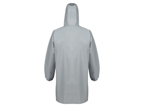 Дождевик светоотражающий «Sunny reflector» с чехлом, Размер XL-2XL, Цвет серый светоотражающий