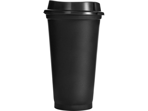 Пластиковый стакан «SipGo», Цвет черный