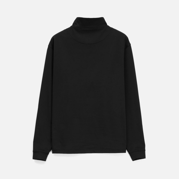 Свитшот на молнии из бифлекса Morfiss, черный, размер XL/XXL