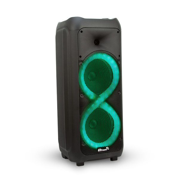 Напольная колонка Eltronic FIRE BOX 500 W PMPO арт. 20-58 с двумя  микрофонами и встроенной батареей