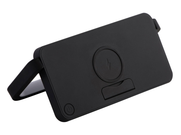 Беспроводная зарядка с лампой и подставкой «Robo», 10 Вт, Цвет черный