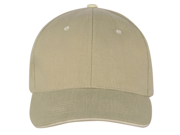 Бейсболка «New Castle F», Размер 60, Цвет оливковый/натуральный