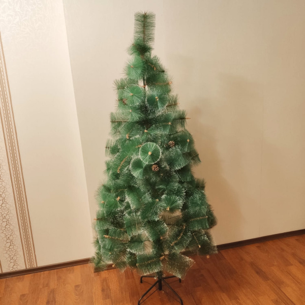 Ёлка искусственная 60 см (пушистая), без коробки. Живые фотографии!