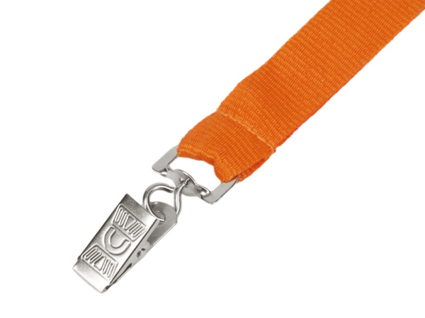 Ланъярд из RPET с клипом, Цвет оранжевый