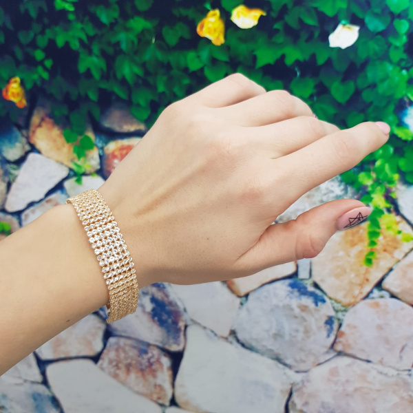 Браслет "Аманда" со стразами