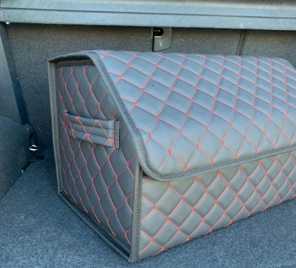 УЦЕНКА Автомобильный органайзер Кофр в багажник Premium CARBOX Усиленные стенки (размер 50х30см)