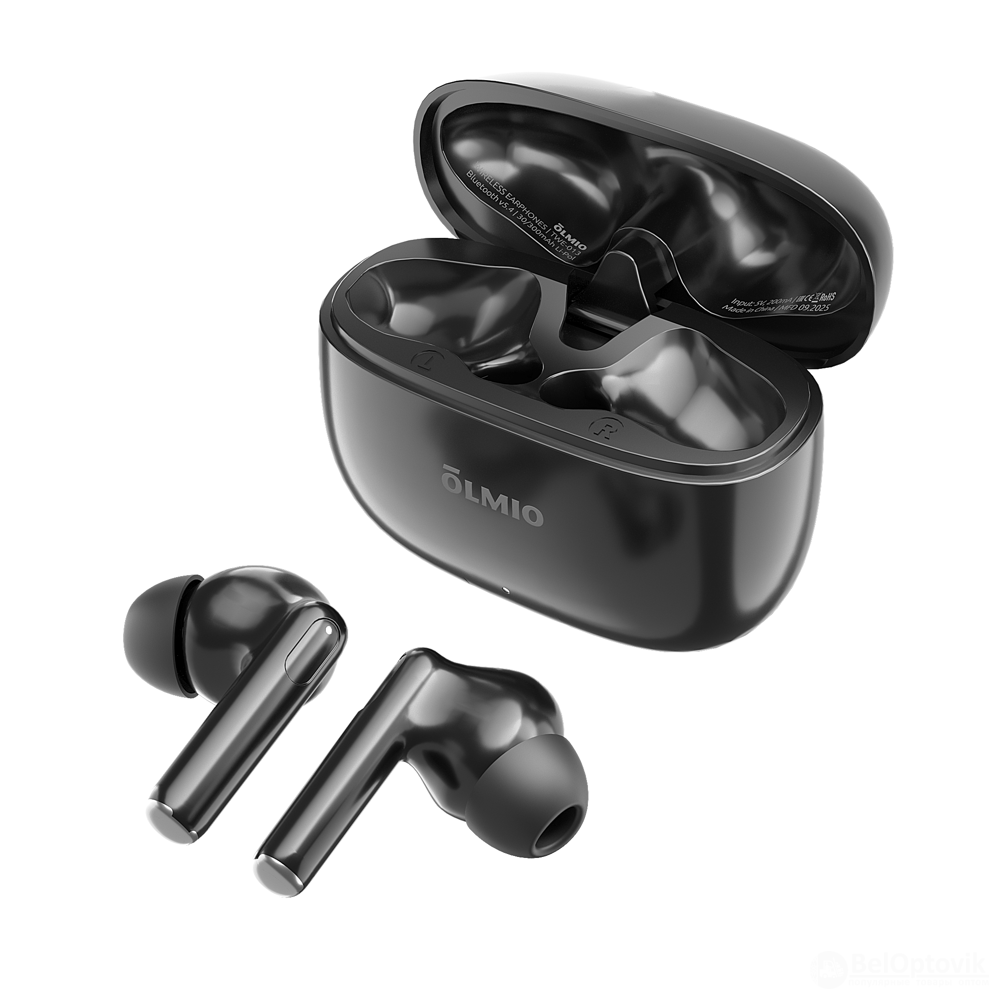 Наушники беспроводные "TWE-13", True Wireless, black, OLMIO