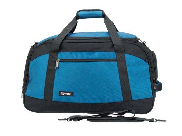 Сумка спортивная, Цвет синий/черный