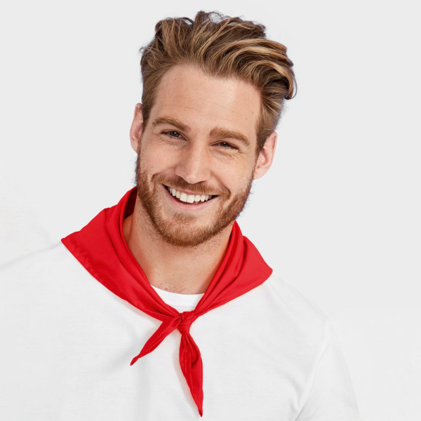 Шейный платок Bandana, белый, 62х62х86 см