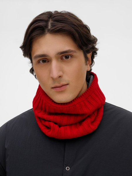 Снуд ComFleece, красный, 28х27 см