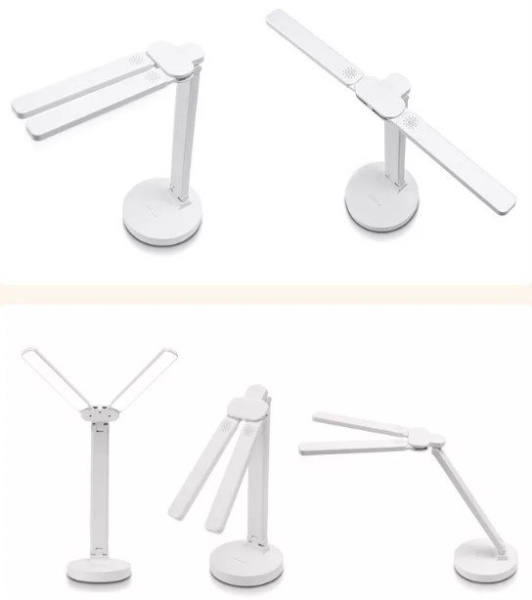 Настольная лампа c встроенной батареей Double