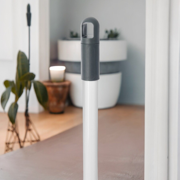 Рукоятка стальная резьбовая для держателей насадок на швабру, 130 см