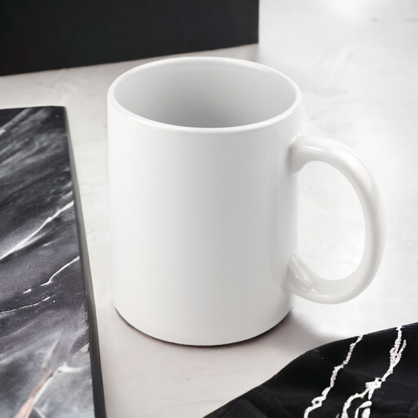 Кружка керамическая Шеффилд, сублимация, белая, 330 мл