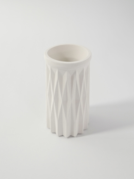 Оригами - Ваза для сухоцветов декоративная из гипса, арт. g001016