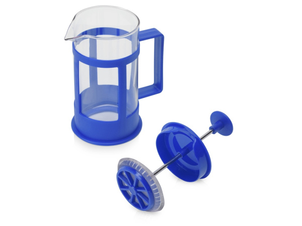 Френч-пресс «Savor», Цвет синий/прозрачный