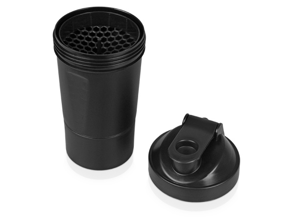 Шейкер для спортивного питания «Level Up», Цвет черный