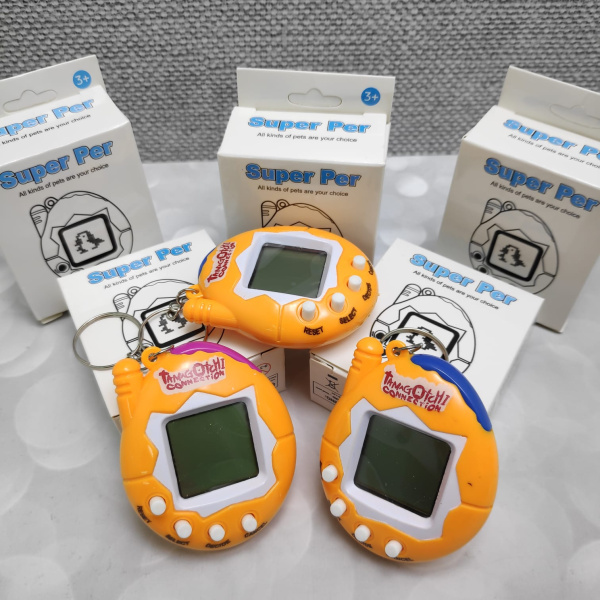 NeW Тамагочи Connection, 168 питомцев in 1 1 Розовый (синие кнопки)