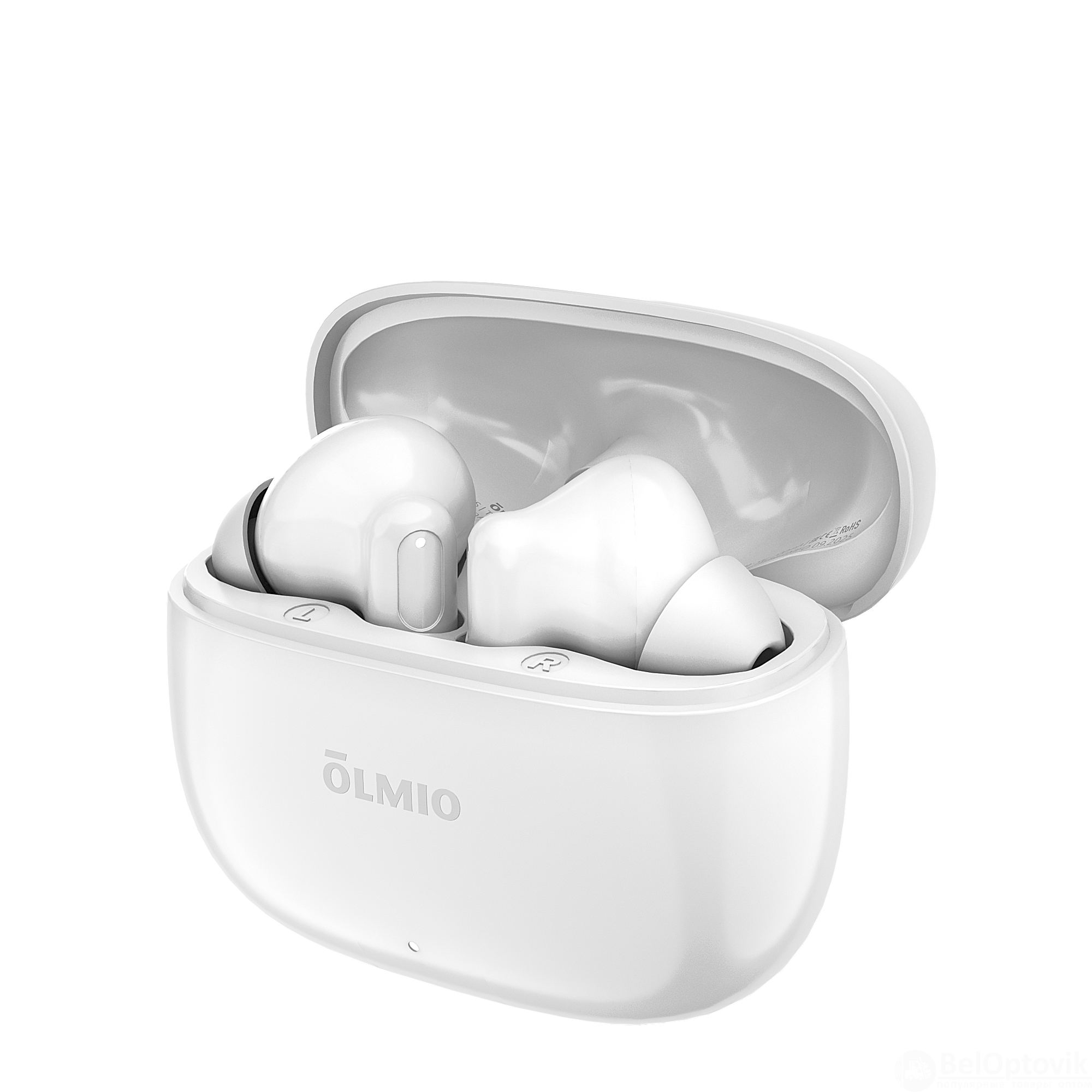 Наушники беспроводные "TWE-13", True Wireless, white, OLMIO