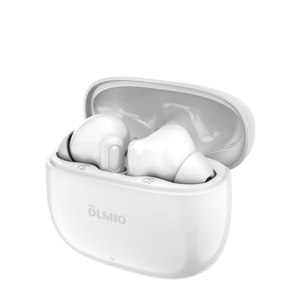 Наушники беспроводные "TWE-13", True Wireless, white, OLMIO