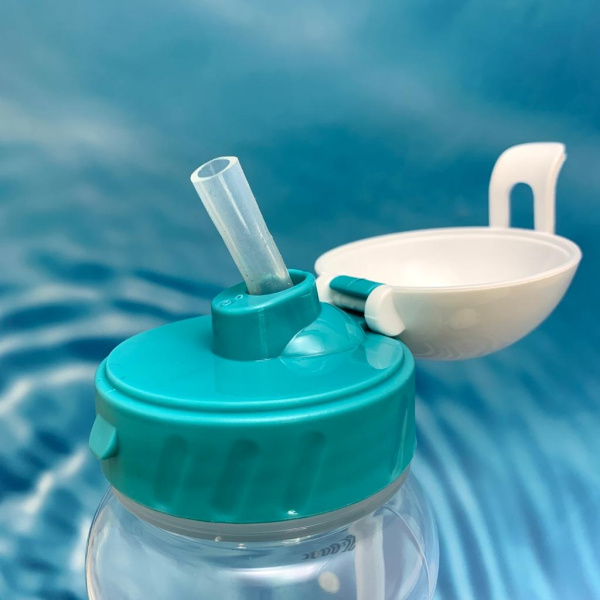 Бутылочка SUPER MED с трубочкой для кормления, 270 мл. (с 24 месяцев)