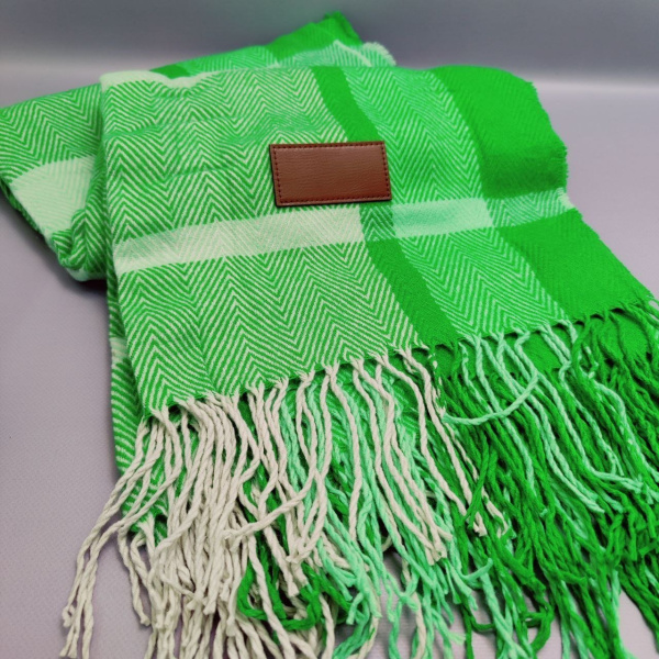 Плед акриловый для уюта Glama с бахромой, 130x160 см