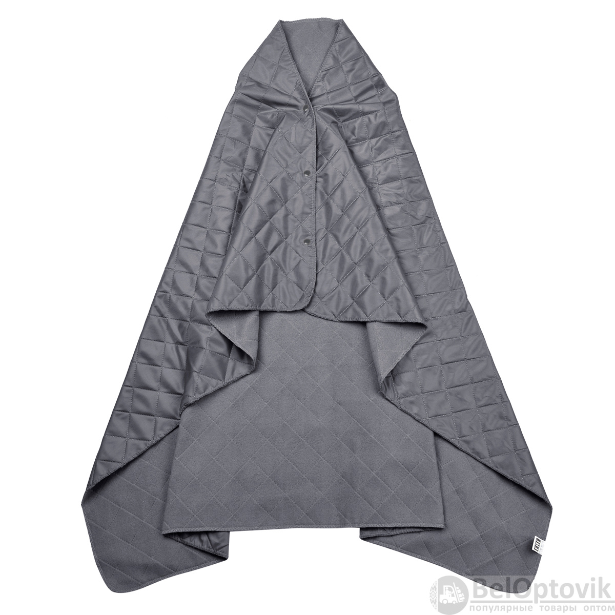 Плед PONCHO, тёмно-серый